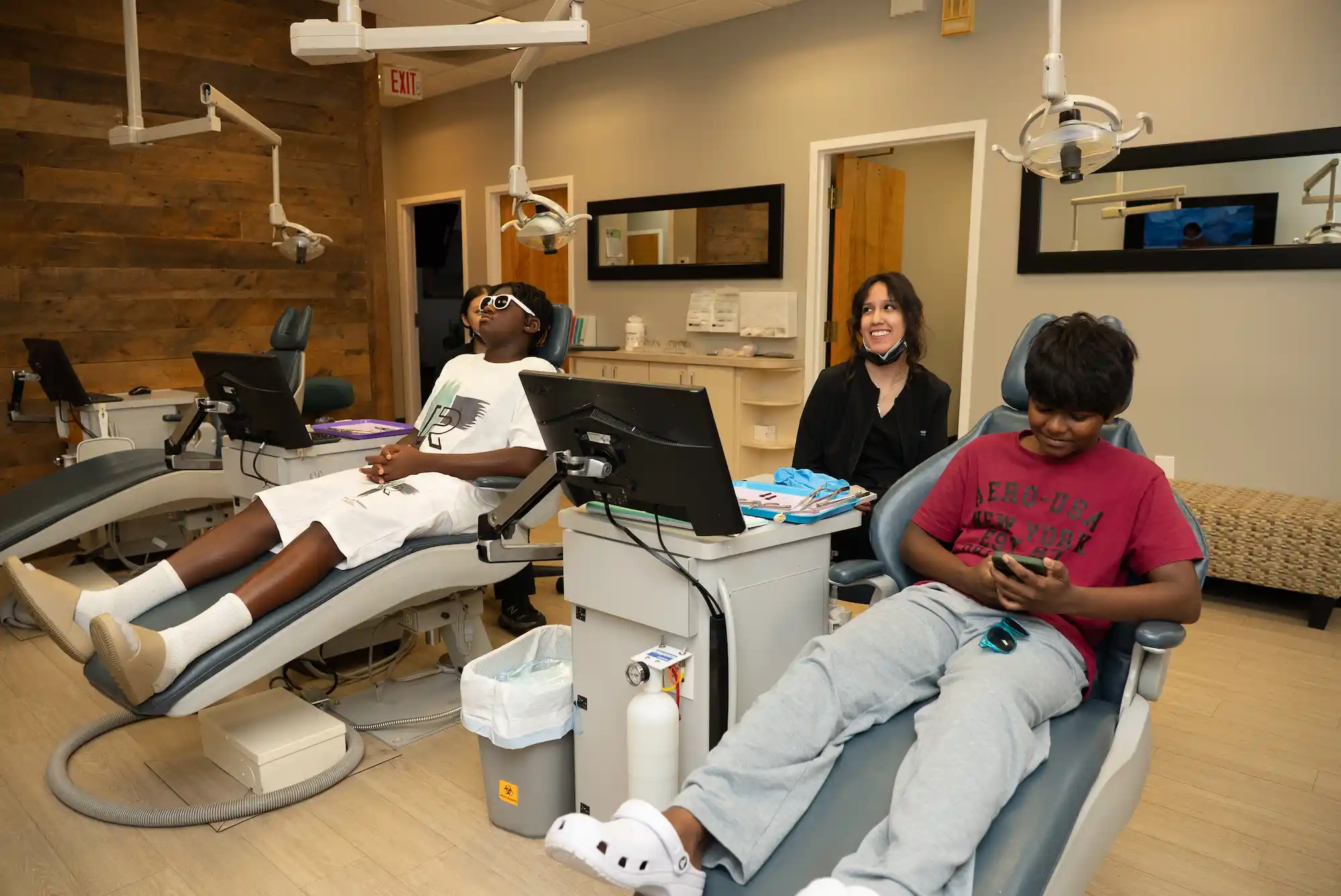 Dental team members at an Oak partner practice
